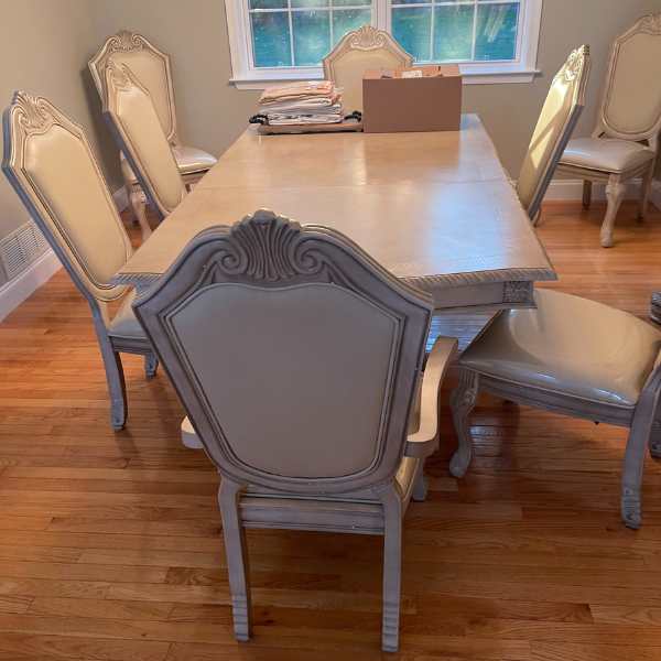 Chateau de Ville White Formal DIning Room Set