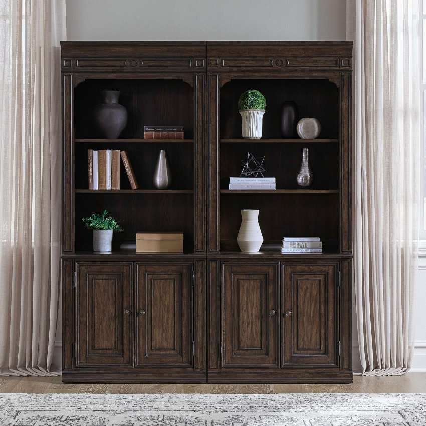 Provence Park Traditional Executive Desk in Chateau Brown