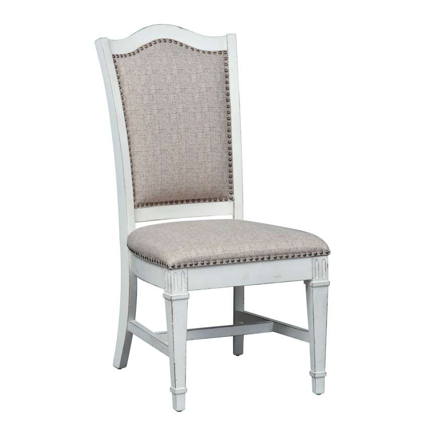 Abbey Park White European Farmhouse Dining Room Set