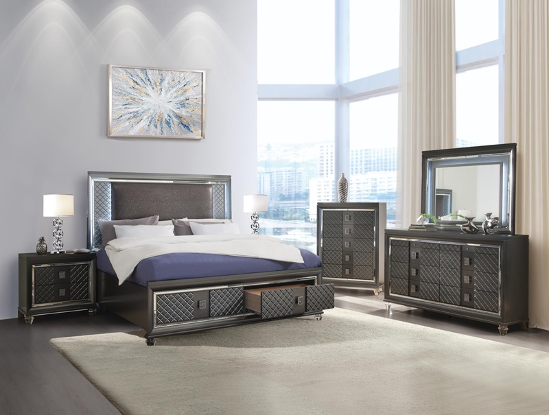 Sawyer Bedroom Set with Storage Bed