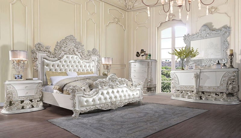Adara Bedroom Set in Antique White