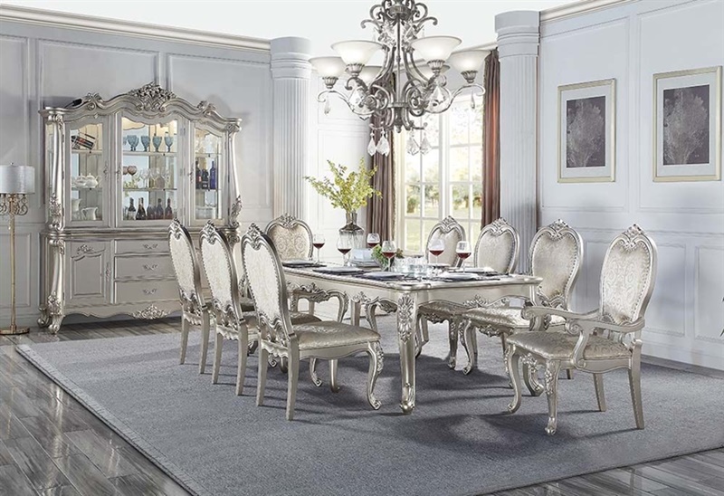 Bently Dining Room Set in Champagne