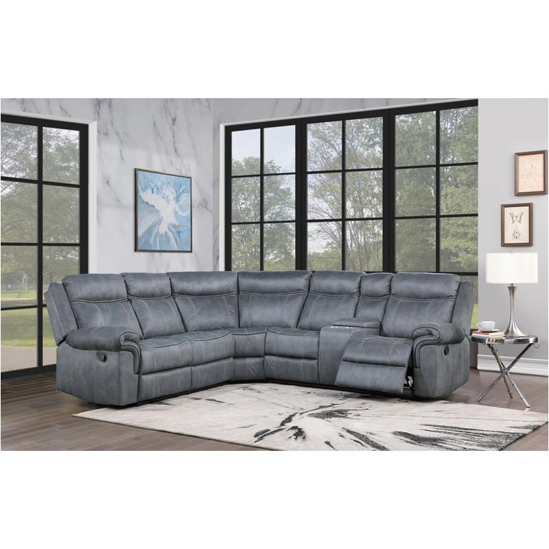 Dollum Sectional Sofa in Gray