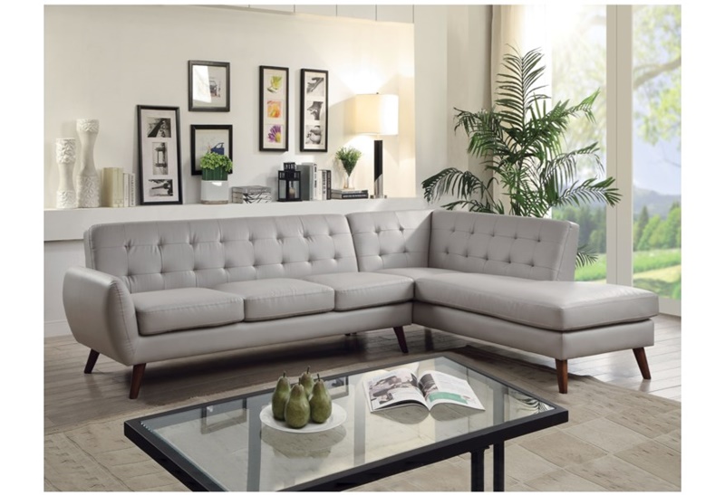 Essick II Sectional Sofa in Gray
