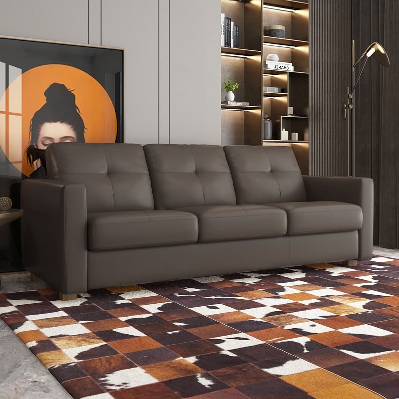 Noci Sectional Sofa with Sleeper in Khaki