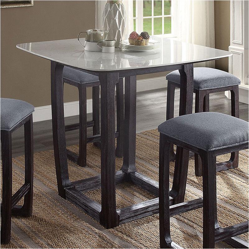 Razo Counter Height Dining Room Set in Weathered Espresso