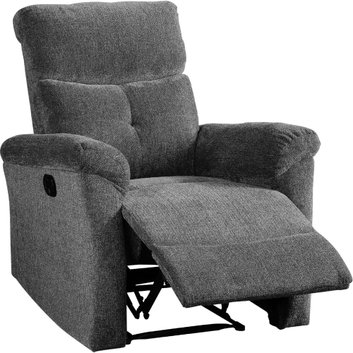 Treyton Reclining Sofa Set in Gray