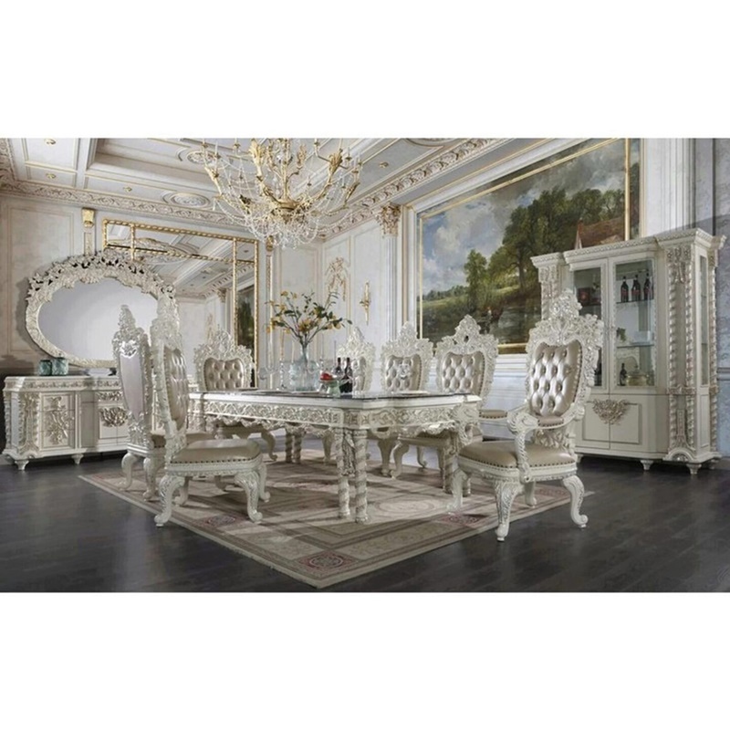 Vanaheim Formal Dining Room Set in Antique White