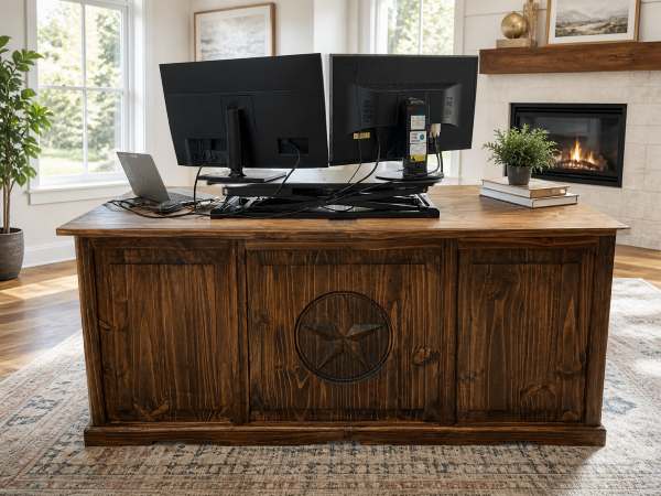 Adobe Canyon Western Rustic Desk