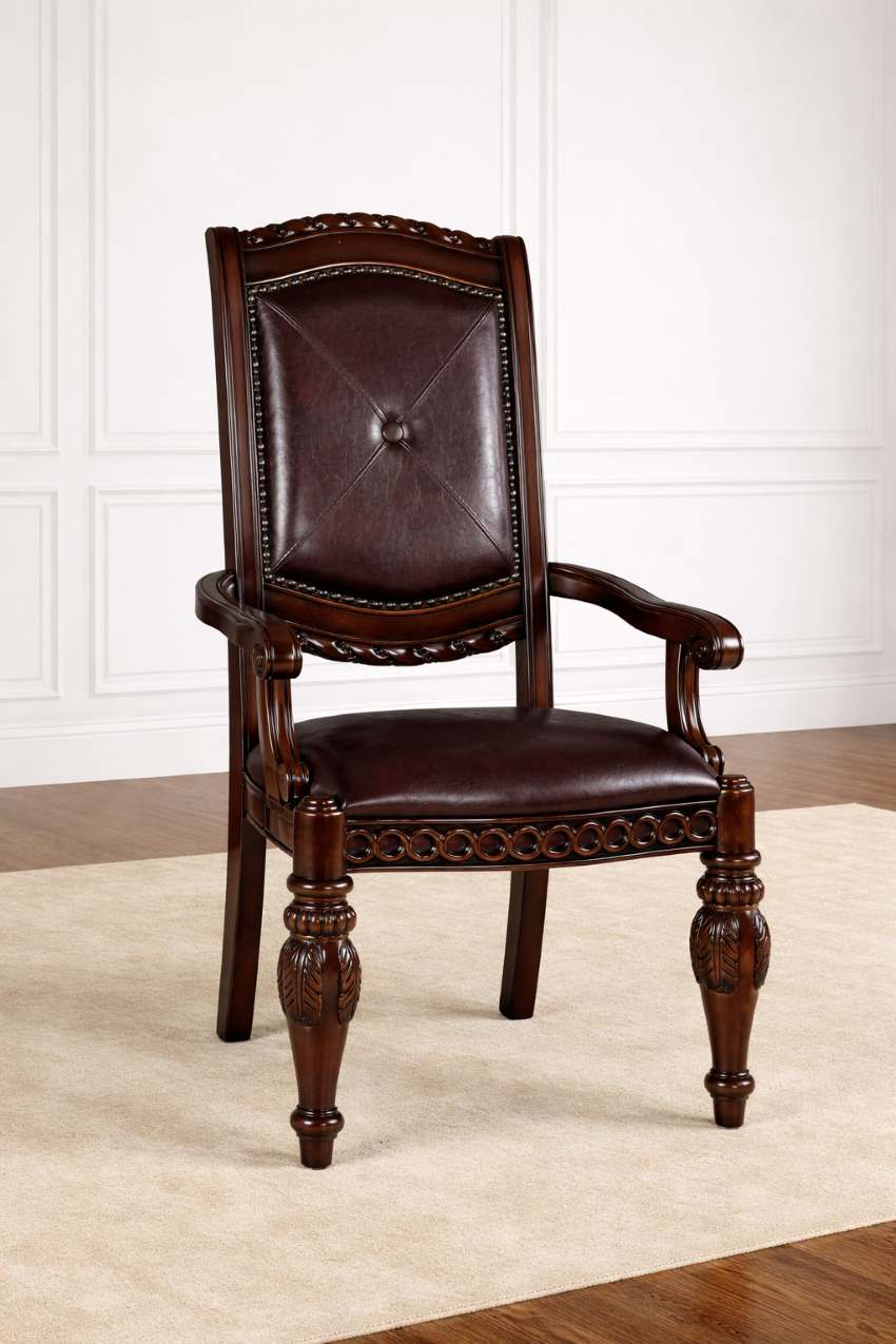 Antoinette Formal Traditional Cherry 9-Piece Dining Room Set