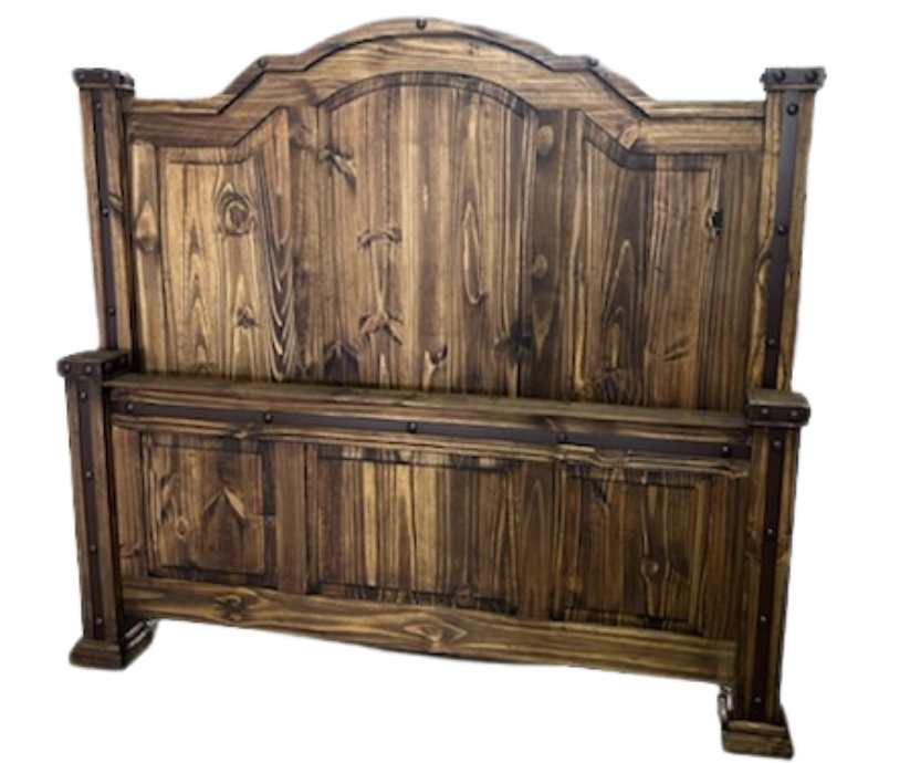 Apache Trail Rustic King Bedroom Set in Medio Apache Trail Rustic King Bedroom Set in Medio