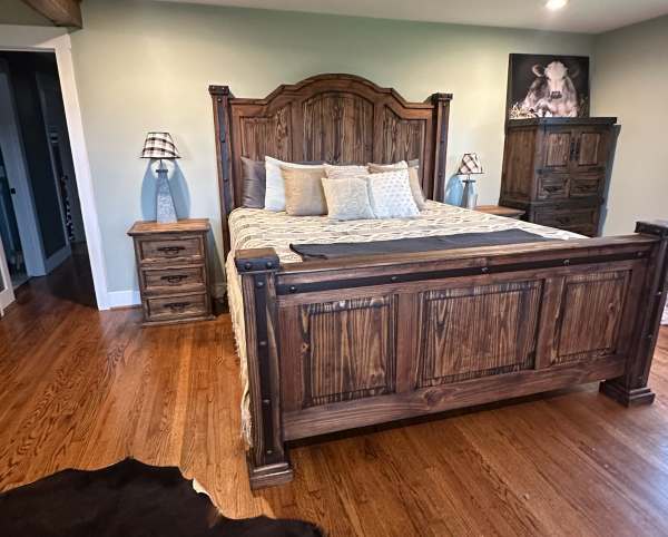Apache Trail Western Rustic Bedroom Set