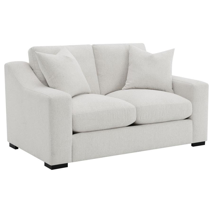 Ashland Transitional 3-Piece Sofa Set In Sand Upholstery