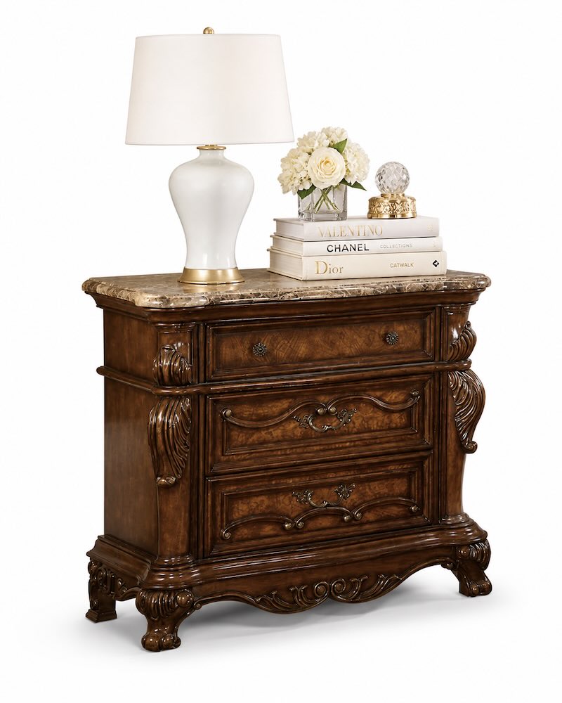 Brayton Traditional Elegant Bedroom Set in Cherry