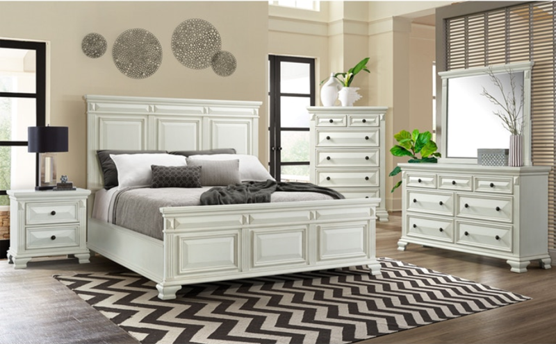 Calloway Bedroom Set in White