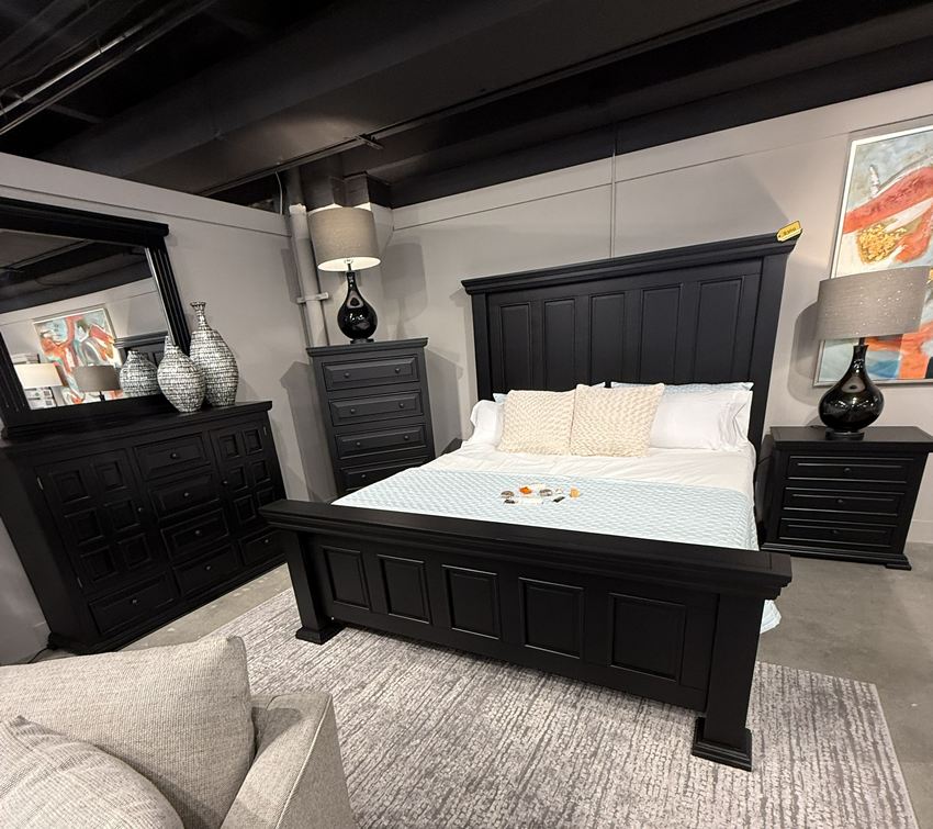 Castle Black Farmhouse Bedroom Set