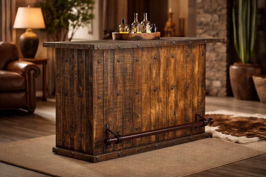 Cattleman Western Rustic Bar