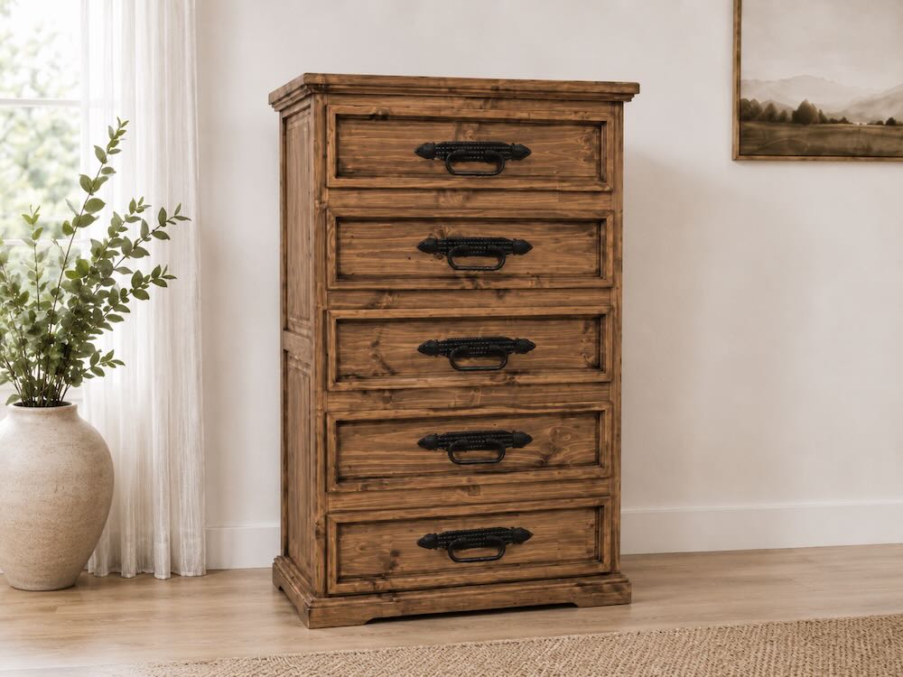 Cedar Ridge Rustic Farmhouse 4-Piece Bedroom Set