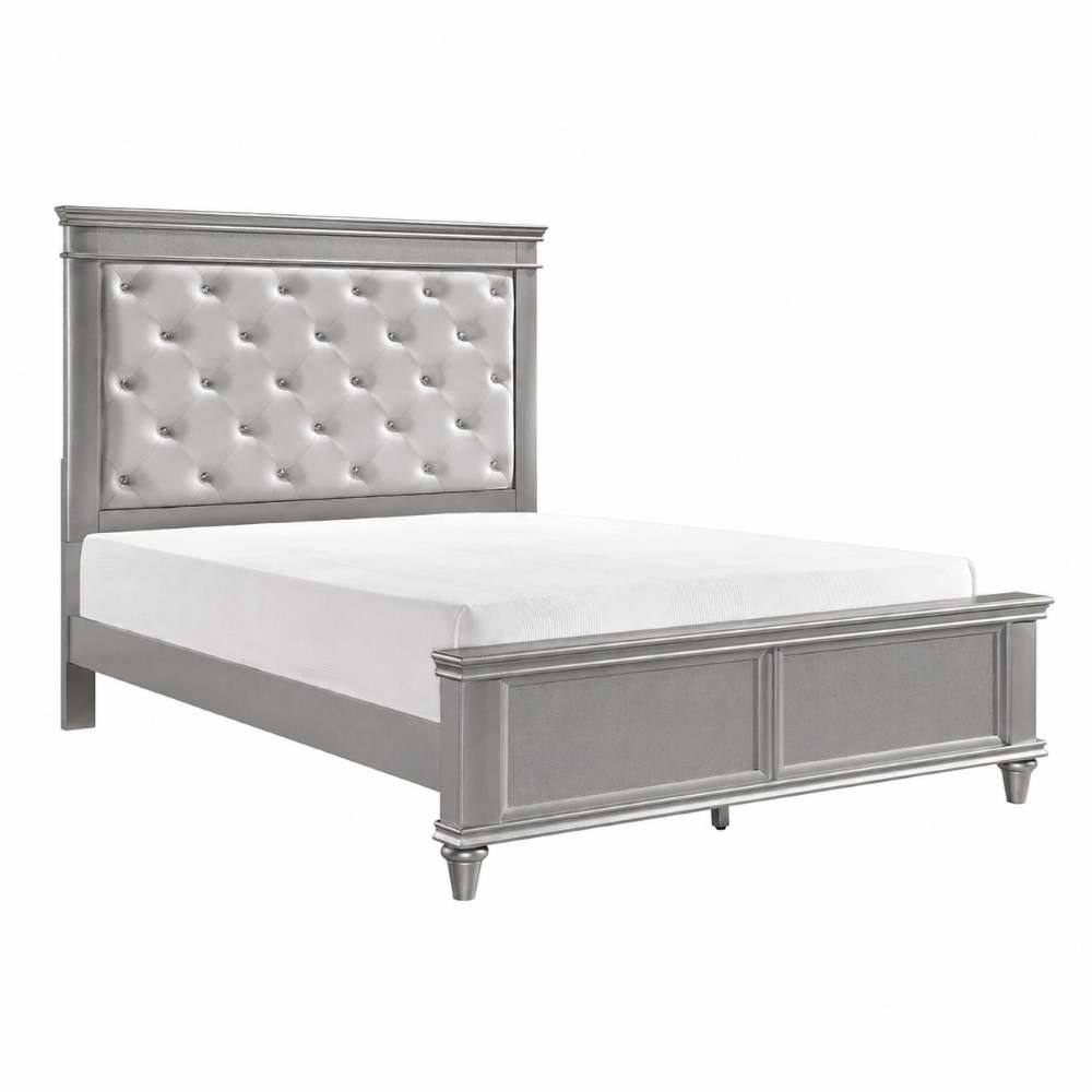 Celandine Silver Modern 5-Piece King Bedroom Set *Warehouse Clearance*