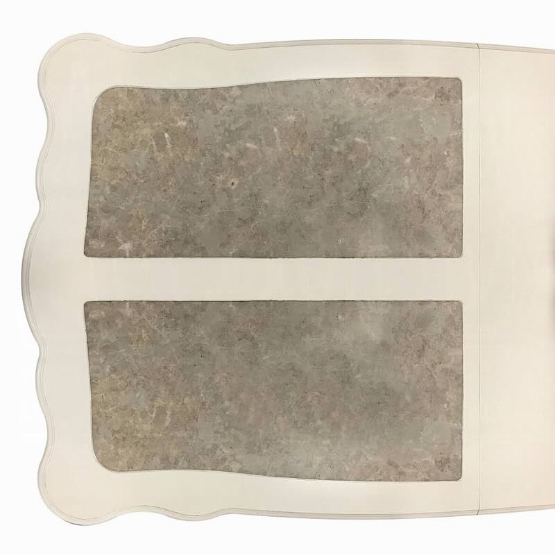 Chantelle Luxury Traditional 9-Piece Formal Dining Room Set in Pearl White