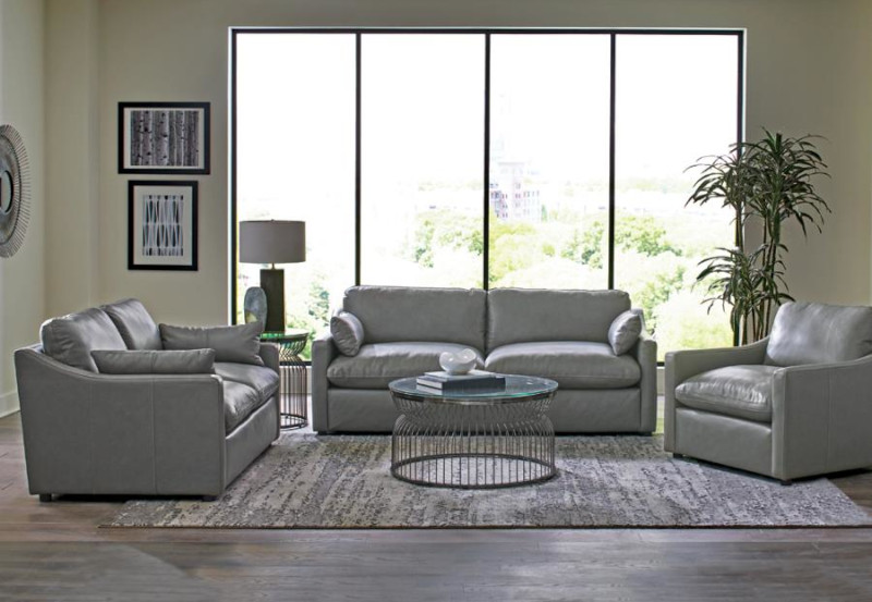 Grayson Leather Living Room Set