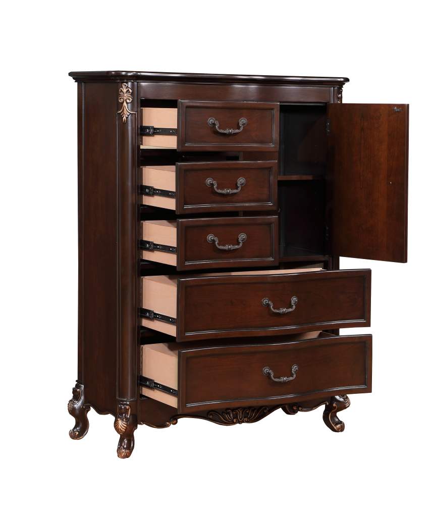 Constantine Royal Classics French Traditional Bedroom Set with Marble Tops