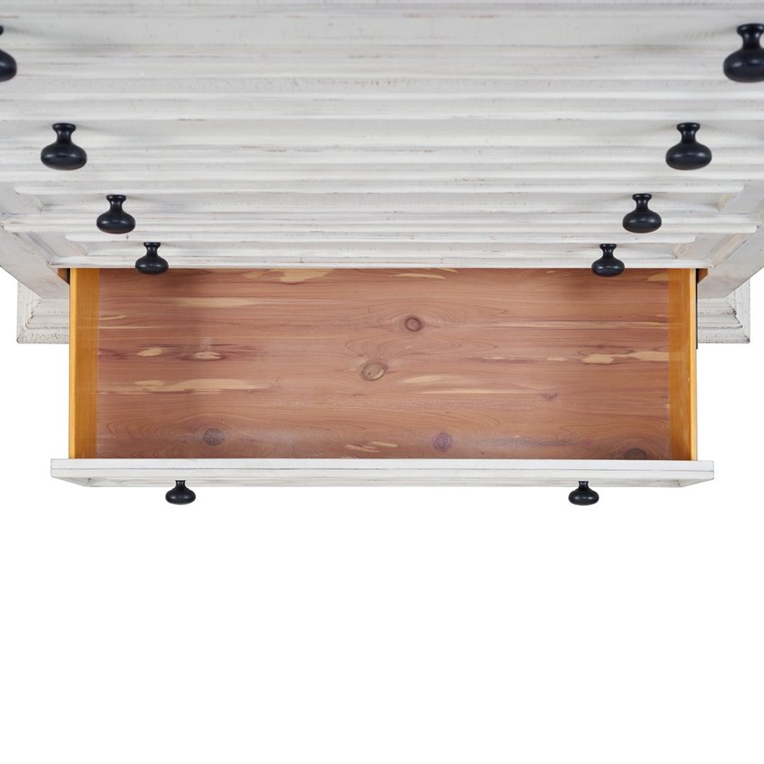 Heather White Farmhouse Rustic Bedroom Set