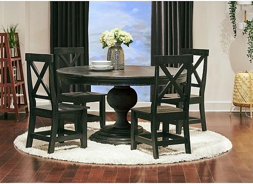 Britton Dining Room Set in Charcoal