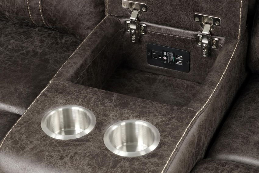 Expedition Grey Power Reclining Sectional