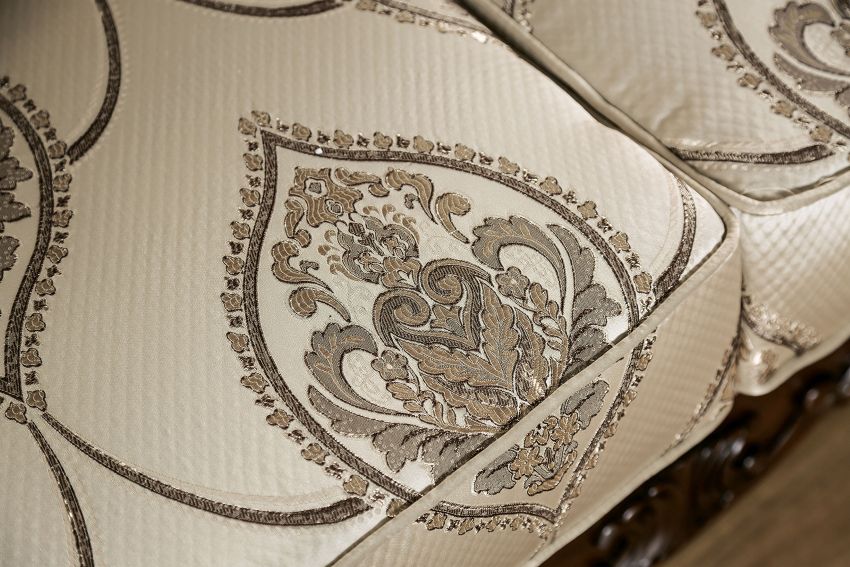 Veracruz Ornate Sofa Set in Beige