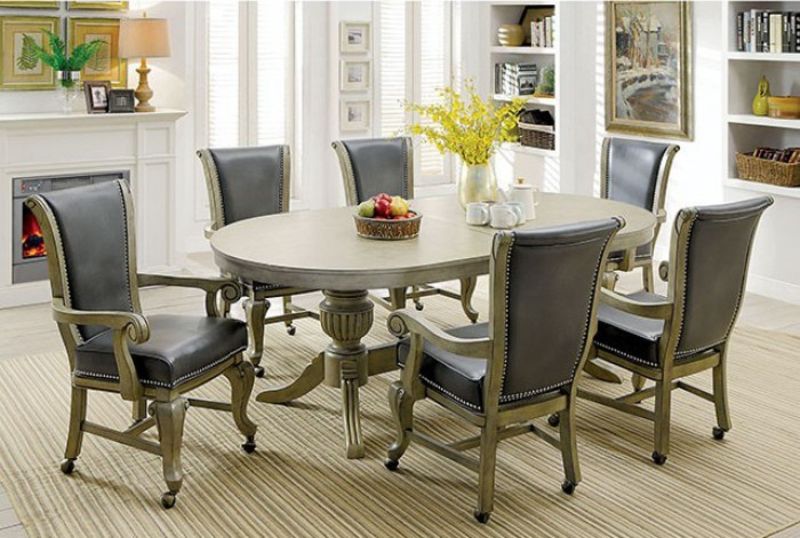 Melina Game Table Set in Gray
