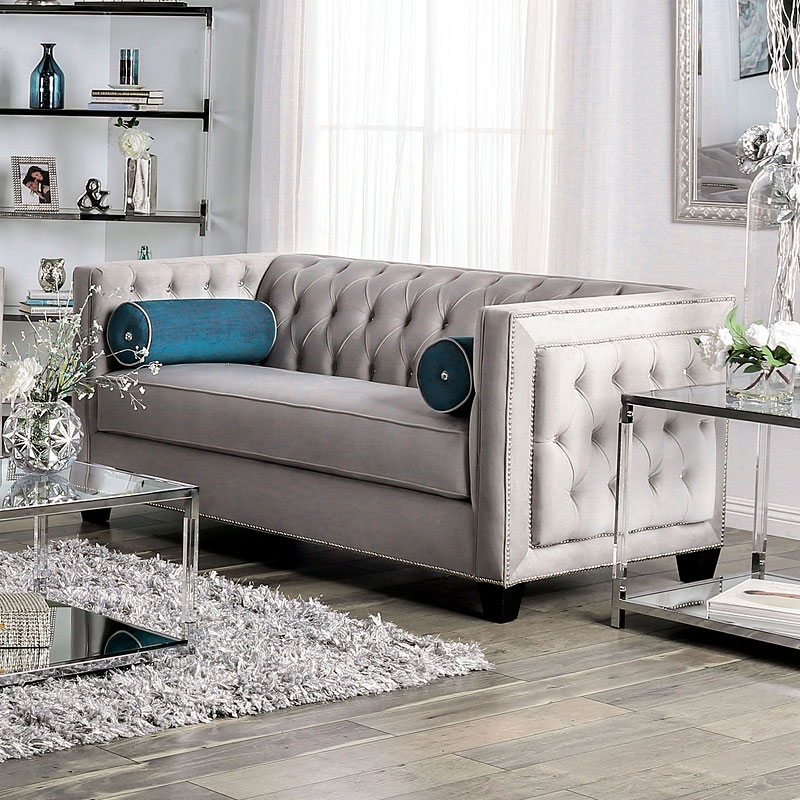 Silvan Living Room Set in Gray
