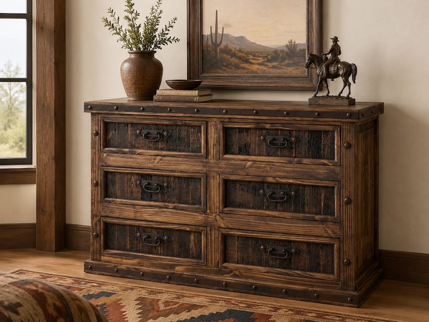 Finca Western Rustic Bedroom Set