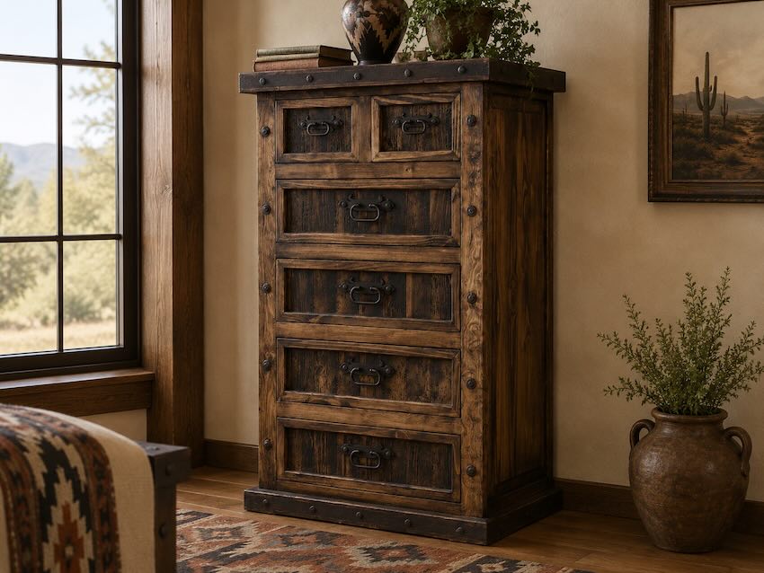 Finca Western Rustic Bedroom Set