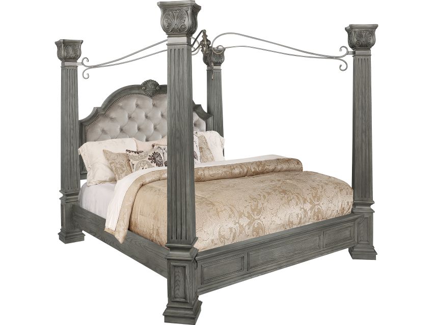 French Country Canopy Bedroom Set