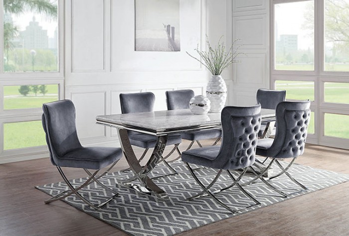 Wadenswil Dining Room Set in Chrome