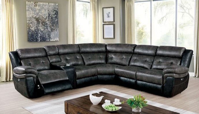 Brooklane Sectional Sofa in Gray
