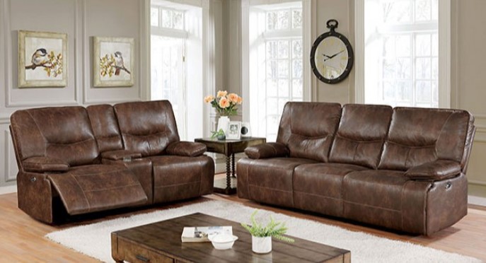 Chantoise Sofa Set in Brown