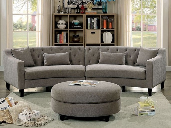 Sarin Sectional Sofa in Warm Gray