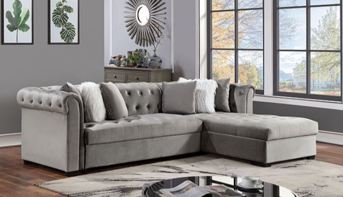 Alessandria Sectional Sofa in Gray