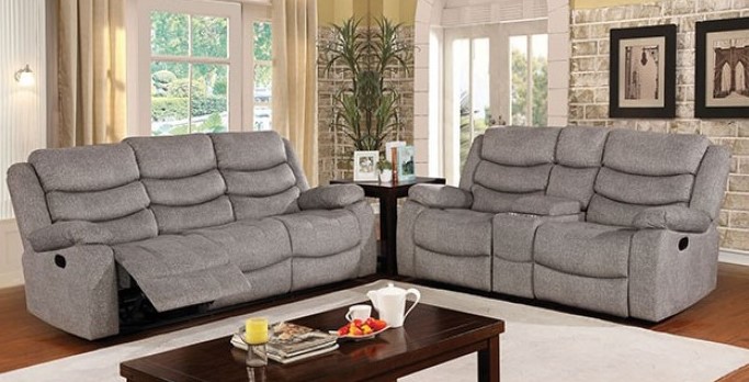 Castleford Sofa Set in Gray