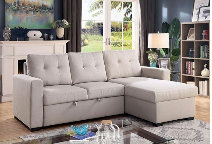 Jacob Sectional Sofa in Off-White