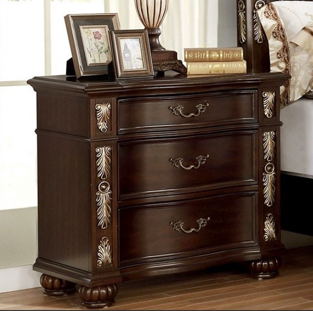 CM7926 Theodor Bedroom Set in Brown Cherry Furniture of America FOA