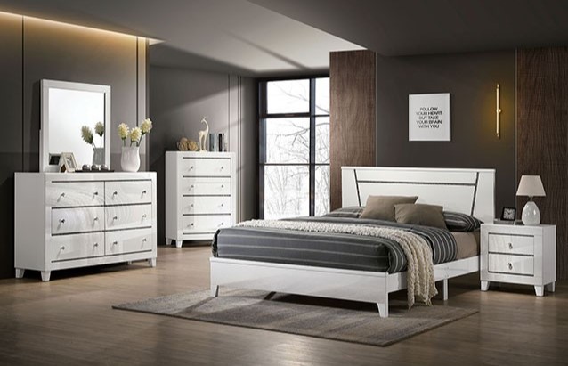 Magdeburg Bedroom Set in White