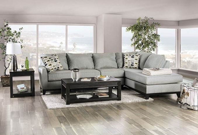 Bridie Sectional Sofa in Gray