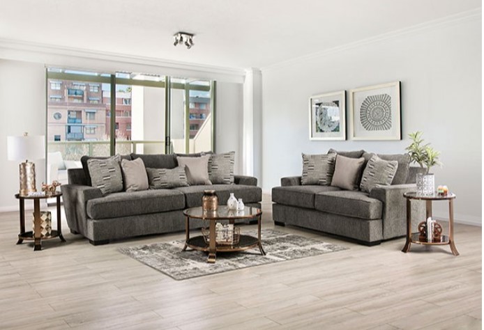Holborn Sofa Set in Gray