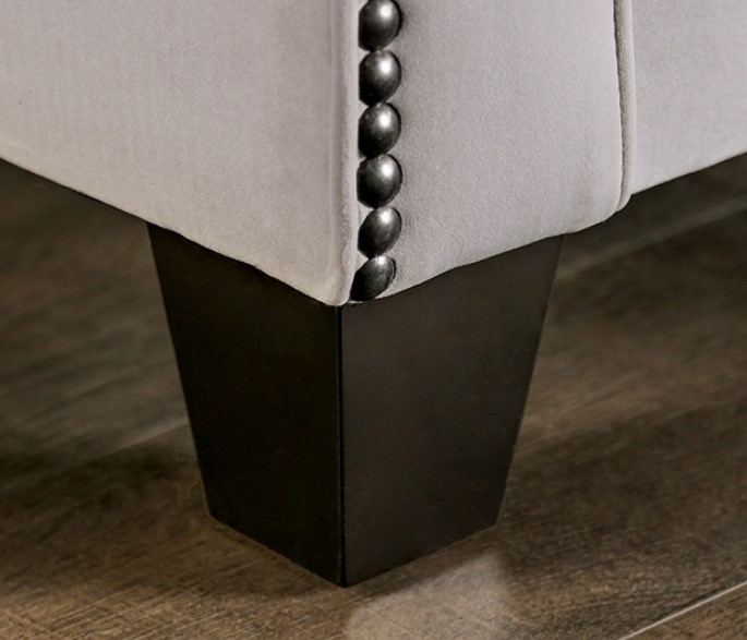 Montecelio Contemporary Transitional Light Gray Living Room Set