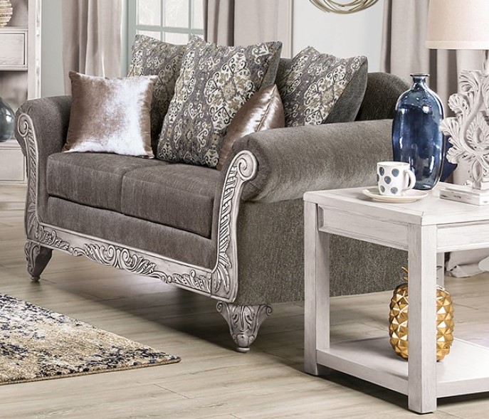 Velletri Sofa Set in Warm Gray