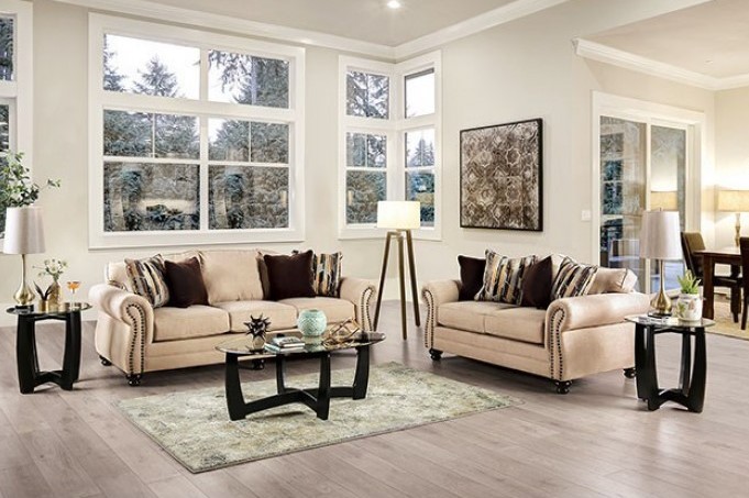 Kailyn Sofa Set in Sand