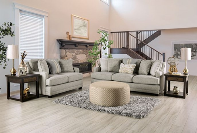 Stephney Sofa Set in Gray